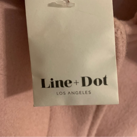 Line and dot NWT mid length fleece jacket - Picture 6 of 8